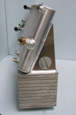 Peugeot T16 Charge cooler radiator and engine radiator