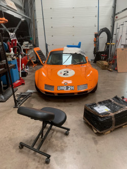 Elva GT160 windscreen from aluminium buck