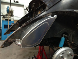 Rally VW Beetle inner arch dry sump tank