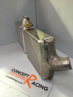 PORSCHE 993 intercooler recore - extra depth core.