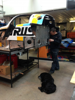 Porsche 956 bodywork repair