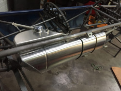 Cooper T59 Fuel and oil tank