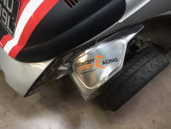 Rally VW Beetle inner arch dry sump tank