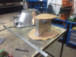 Maserati 250F dry sump tank - riveted construction