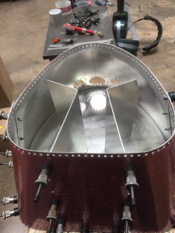 Maserati 250F dry sump tank internal baffles