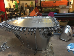 Maserati 2250F dry sump tank final assembly