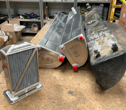 Ford GT40 oil cooler & fuel tank from bag tank pattern