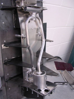 Primary and secondary units installed in tank body and assembled