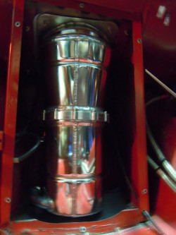 Alfa 33 dry sump in foot well