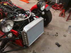 Caterham dry sump tank & radiator