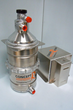 Hanging Vortex tank and cover for MSA regulations Oil System Products