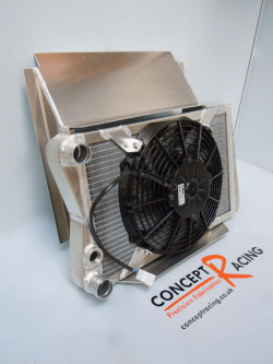 ZETEC MIDGET RADIATOR AND COWL