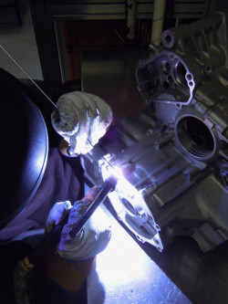 Aluminium gearbox repairs