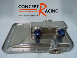 Aluminium sump manufacture