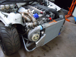 BMW Intercooler, pipework, radiator, header / swirl pot, ducting & fun header tank