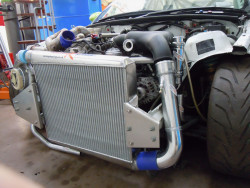 BMW Intercooler, pipework, radiator, header / swirl pot, ducting & fun header tank