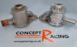 Essex V6 header tank