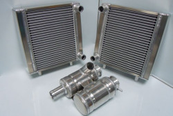 Elva radiators and header - swirl tanks Elva radiators and header - swirl tanks