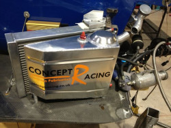 Hill climb fuel tank - swirl pot combo