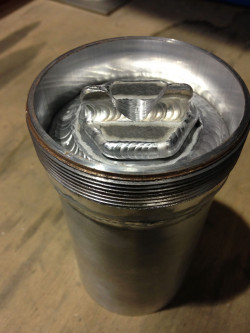 Fuel filler neck to meet FIA / MSA anti spill regulations for Monza type caps