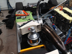 McLaren Dry sump tank & oil coolers including ducting