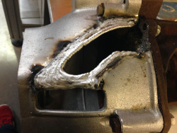 Bell housing - big hole repair!!!