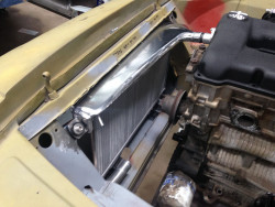 Alfa plenum, radiator, oil cooler, header tank, oil catch tank and washer bottle