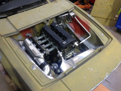 Alfa plenum, radiator, oil cooler, header tank, oil catch tank, washer bottle & fuel tank