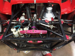 Chiron Dry sump tank, firewalls, internal panelling & plumbing