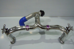 Inlet manifolds and turbo plenum with dump valve