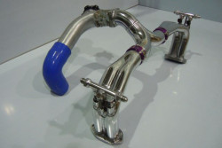 Inlet manifolds and turbo plenum with dump valve