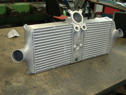 Porsche 993 GT2 Intercooler - recore using existing cast endtanks