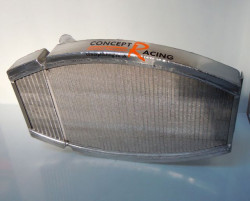 Lotus 1821 radiator oil cooler combination