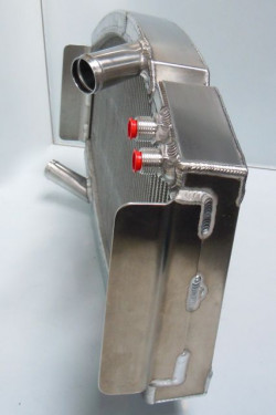 Lotus 1821 radiator oil cooler combination