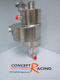 Muller dry sump tank