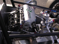 Oil tank, supercharger plenum