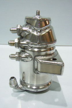 Petrol swirl pot - JIC fittings