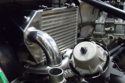 Porsche 962 Intercoolers in Situ