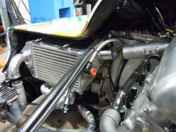 Porsche 962 Intercoolers in Situ