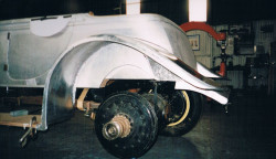 Rear wing taking shape