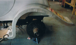 Rear wing taking shape