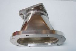 Supercharger throttle body flanges