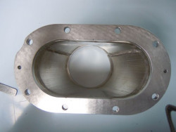 Supercharger throttle body flanges
