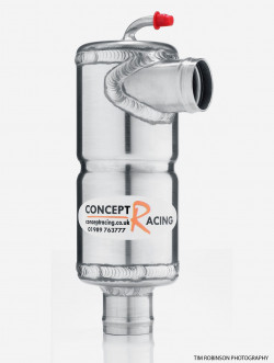 Water swirl pot Coolant swirl pot