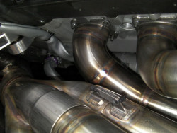 Alterations to existing water system to accommodate v10 engine