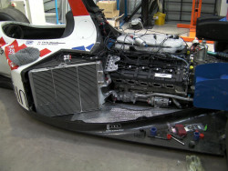 Alterations to existing water system to accommodate v10 engine