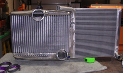 Toyota Celica intercooler and radiator