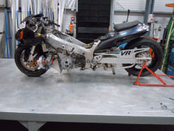 Drag motorbike intercooler & radiator