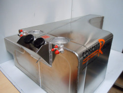 MERC 230 SL ENDURANCE FUEL TANK. 2 Separate tanks in case of fuel contamination. Filled with anti-explosion / anti surge foam, all connections on top of tank for ease of tank removal in remote locations.