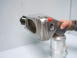 Zeema motorbike headlight & oil cooler combo